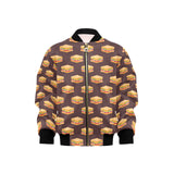 Sandwich Pattern Print Design 04 Kids' Boys' Girls' Bomber Jacket