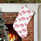 Pink lotus waterlily pattern Christmas Stocking