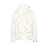 Christmas tree Christmas element Silver gold patte Kids' Boys' Girls' Padded Hooded Jacket