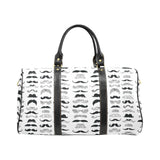 Mustache Beard Pattern Print Design 04 Travel Bag