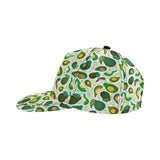 Avocado design pattern All Over Print Snapback Cap