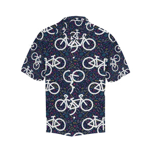 Bicycle Pattern Print Design 03 Men's All Over Print Hawaiian Shirt (Model T58)