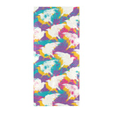 Colorful crow illustration pattern Beach Towel