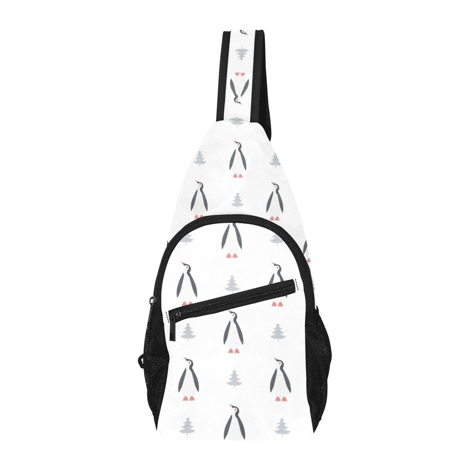 Penguin pattern All Over Print Chest Bag