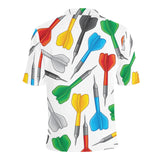 Darts Pattern Print Design 03 Men's All Over Print Polo Shirt