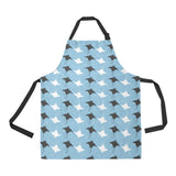 Stingray Pattern Print Design 03 All Over Print Adjustable Apron