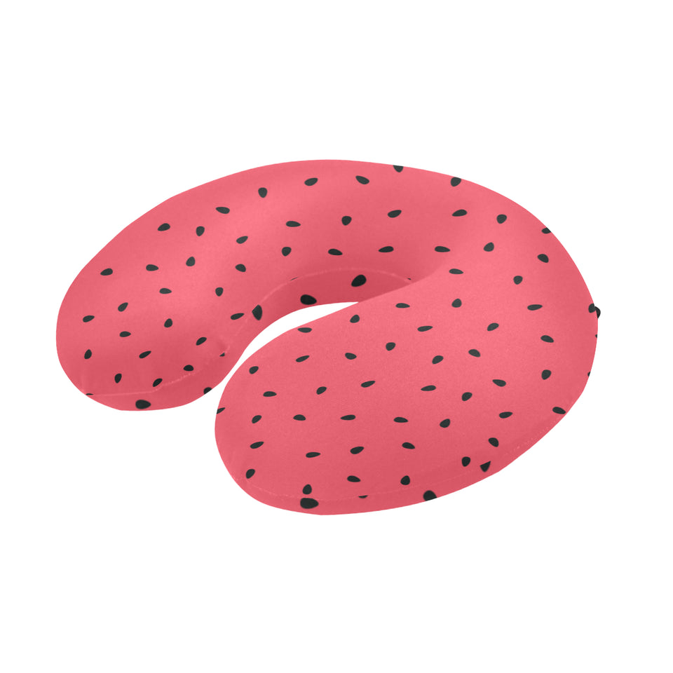 watermelon texture background U-Shaped Travel Neck Pillow