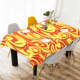 Fire flame design pattern Tablecloth