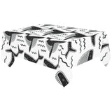 Black whale pattern Tablecloth