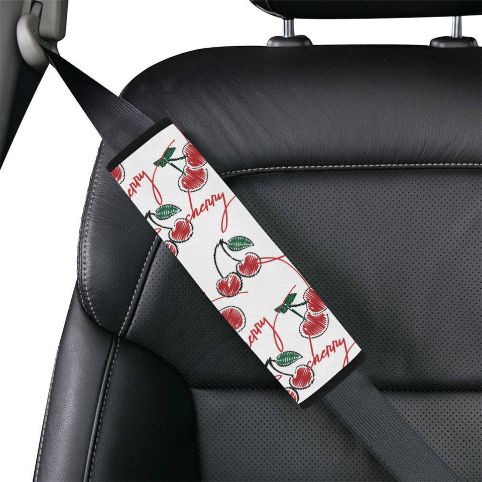 Hand drawn cherry pattern Car Seat Belt Cover