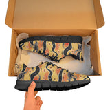 Kangaroo Australian aboriginal art pattern Women's Sneaker Shoes