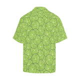 Slices of Lime pattern Men's All Over Print Hawaiian Shirt