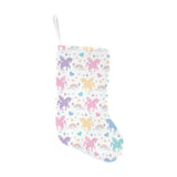 colorful unicorn rainbow heart pattern Christmas Stocking
