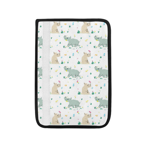 Cute Rhino pattern Car Seat Belt Cover