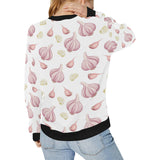 Garlic pattern Women's Crew Neck Sweatshirt