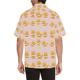 Cute shiba inu dog pattern Men's All Over Print Hawaiian Shirt