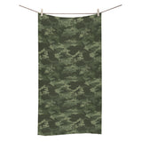 Digital Green camouflage pattern Bath Towel