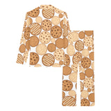 Various cookie pattern Women's Long Pajama Set