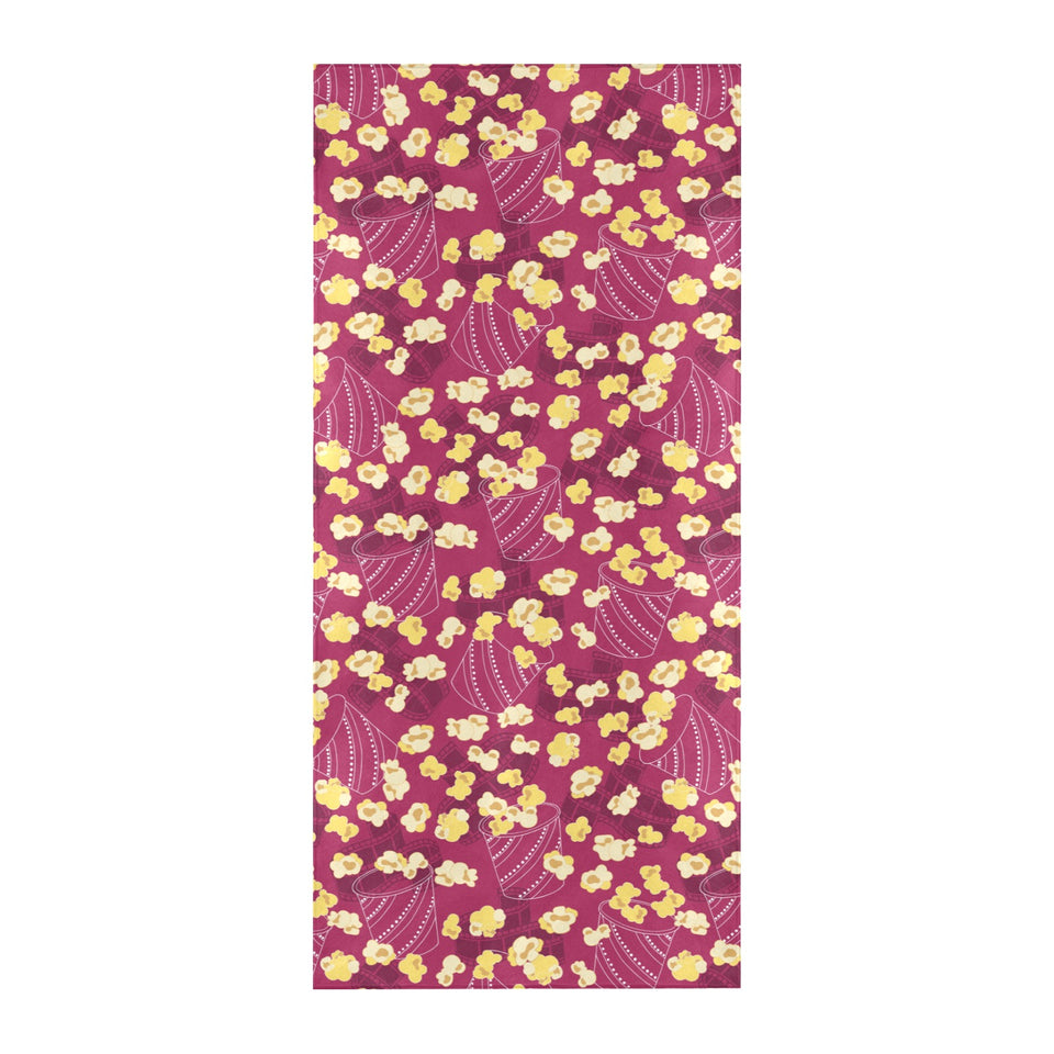 Popcorn Pattern Print Design 02 Beach Towel