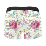 Hand drawn butterfly rose Men's All Over Print Boxer Briefs Men's Underwear