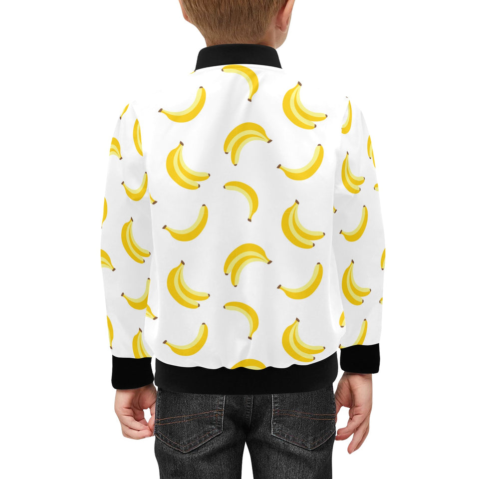 Banana pattern Kids' Boys' Girls' Bomber Jacket