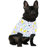 Duck Pattern Print Design 01 All Over Print Pet Dog Round Neck Fuzzy Shirt