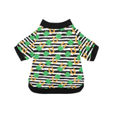 Horseshoes Pattern Print Design 01 All Over Print Pet Dog Round Neck Fuzzy Shirt