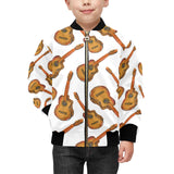 Paint Guitar Pattern Kids' Boys' Girls' Bomber Jacket