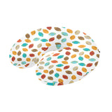 Colorful american football ball pattern U-Shaped Travel Neck Pillow