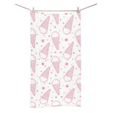 Hand drawn ice cream pattern Bath Towel