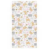 Corgi Dog Pattern Bath Towel