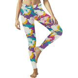 Colorful crow illustration pattern Women's Legging Fulfilled In US