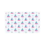 Sailboat anchor pattern Doormat