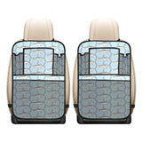 Swordfish Pattern Print Design 01 Car Seat Back Organizer