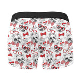 Yorkshire Terrier Pattern Print Design 04 Men's All Over Print Boxer Briefs Men's Underwear