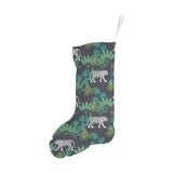 white bengal tigers tropical plant Christmas Stocking