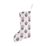 Cute pug hat rabbit costume pattern Christmas Stocking