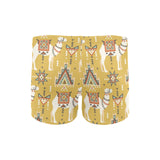 Camels ethnic motif pattern Men's Swimming Trunks