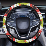Alien Pattern Print Design 05 Car Steering Wheel Cover