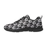Music Notes Pattern Print Design 01 Men's Breathable Sneakers ( Model 055)
