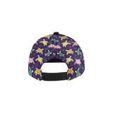 Colorful sea turtle pattern All Over Print Snapback Cap