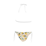 lemon flower leave pattern Sexy Bikinis Two-Piece Swimsuits