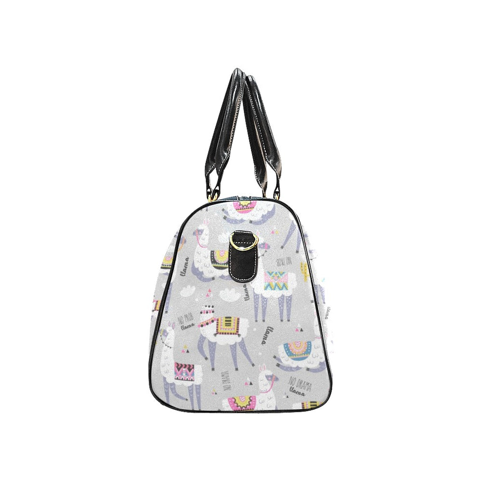Cute Llama Alpaca pattern Travel Bag