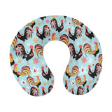 Rooster chicken cock snowfalke U-Shaped Travel Neck Pillow