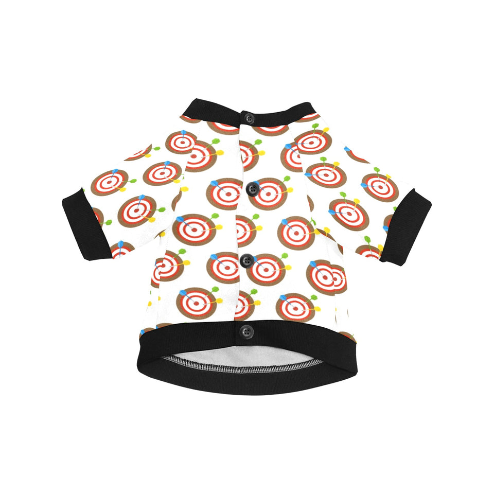 Darts Pattern Print Design 04 All Over Print Pet Dog Round Neck Fuzzy Shirt