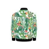 Cactus design pattern copy Kids' Boys' Girls' Bomber Jacket
