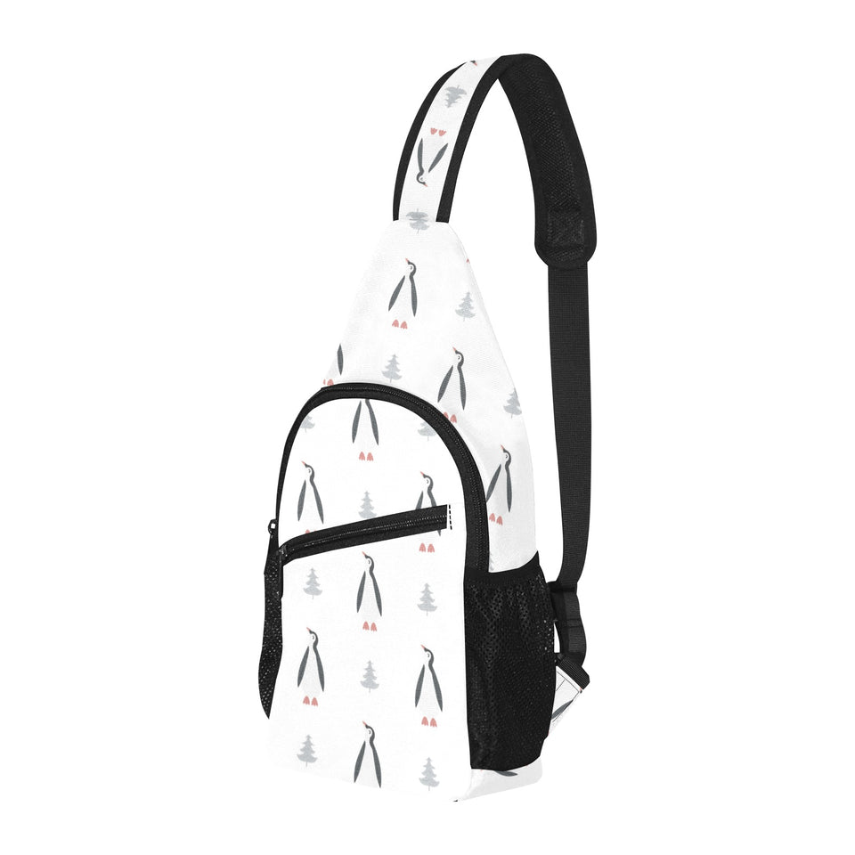 Penguin pattern All Over Print Chest Bag