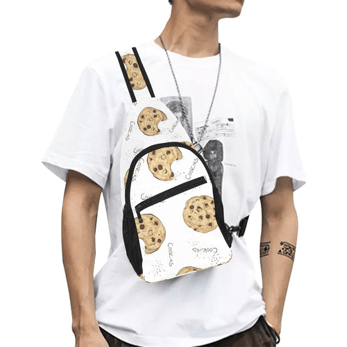 Sketch style cookie pattern All Over Print Chest Bag