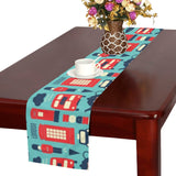 British Pattern Print Design 04 Table Runner