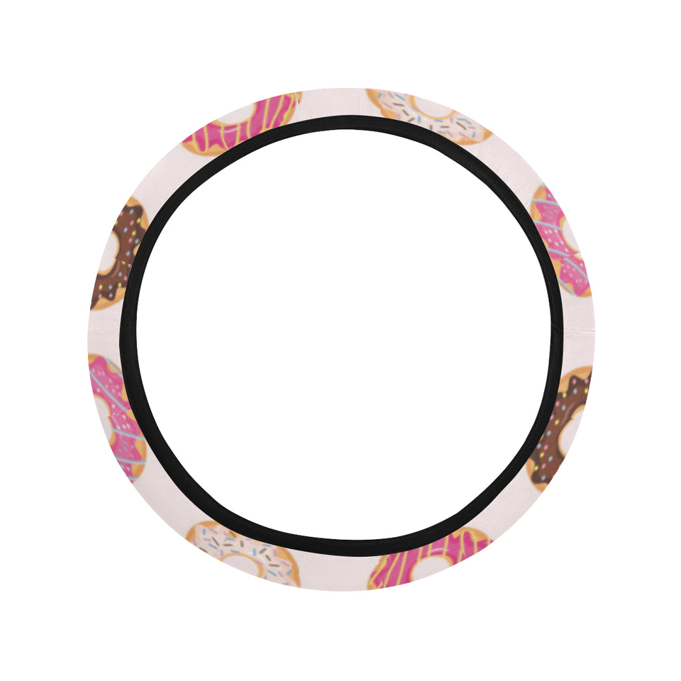 Colorful donut pattern Car Steering Wheel Cover